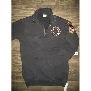 Men's Black Quarter-Zip Shirt